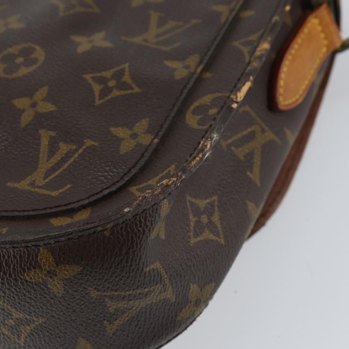 LOUIS VUITTON Monogram Saint Cloud GM Shoulder Bag M51242 LV Auth BA7583