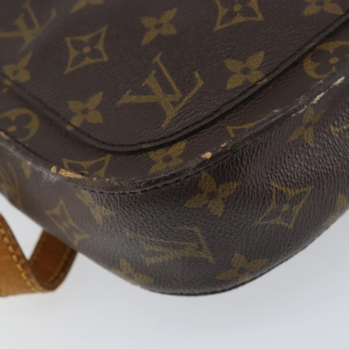 LOUIS VUITTON Monogram Saint Cloud GM Shoulder Bag M51242 LV Auth BA7583