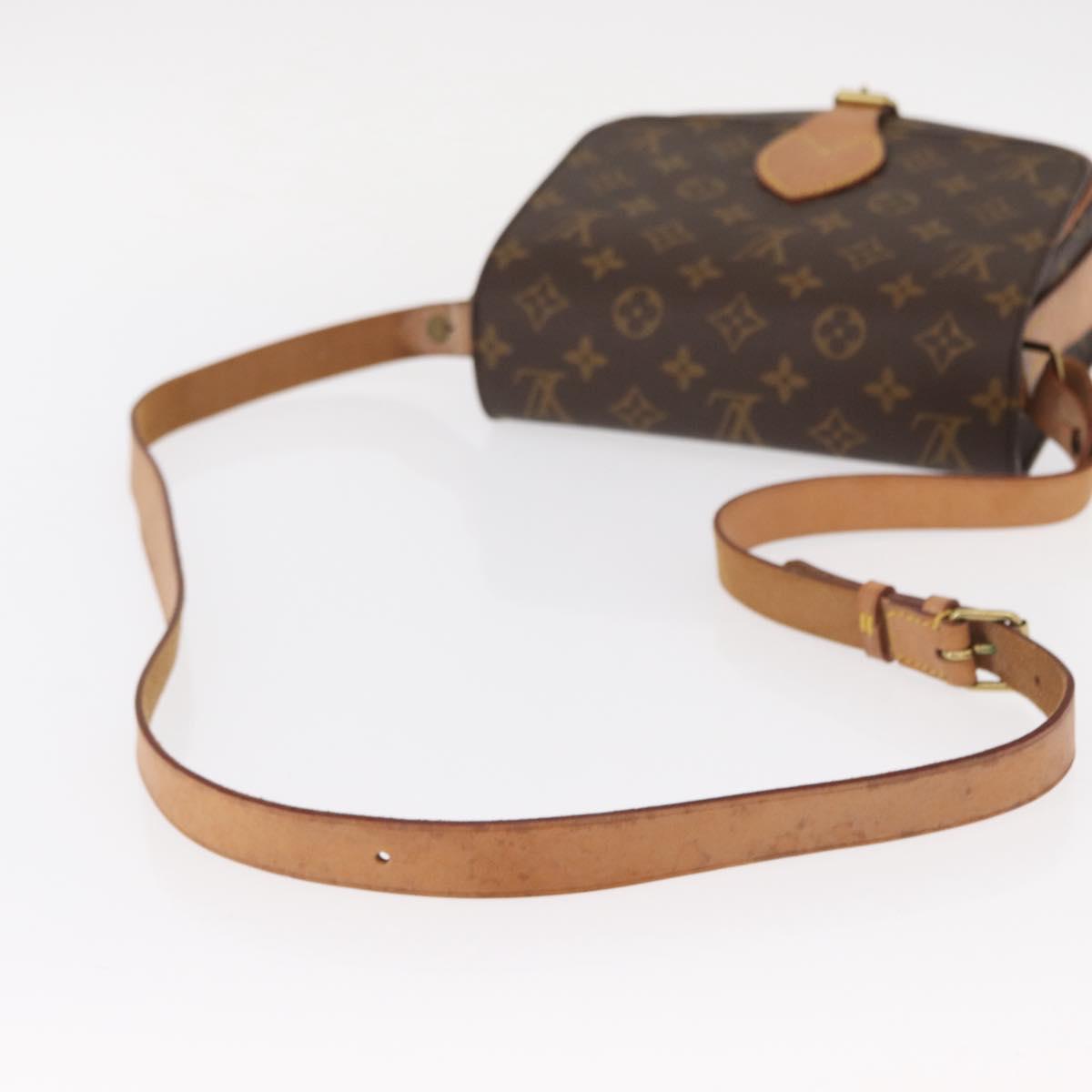 LOUIS VUITTON Monogram Cartouchiere MM Shoulder Bag M51253 LV Auth BA7584