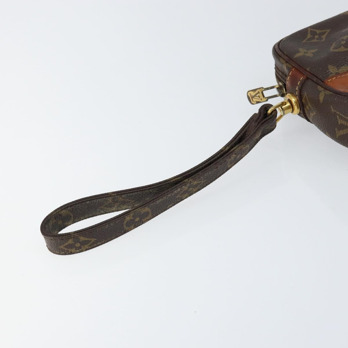 LOUIS VUITTON Monogram Marly Dragonne PM Clutch Bag M51827 LV Auth BA7586