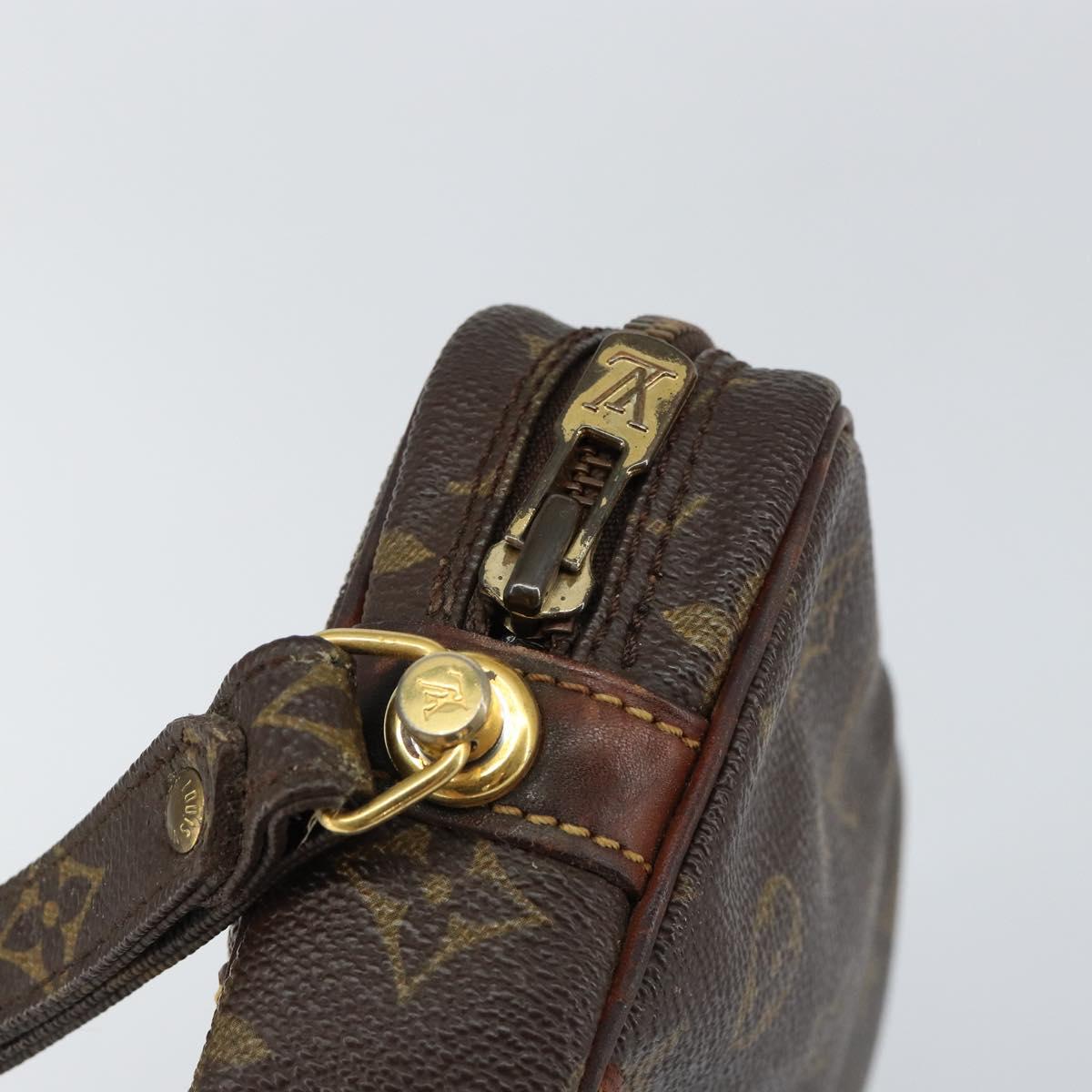 LOUIS VUITTON Monogram Marly Dragonne PM Clutch Bag M51827 LV Auth BA7586