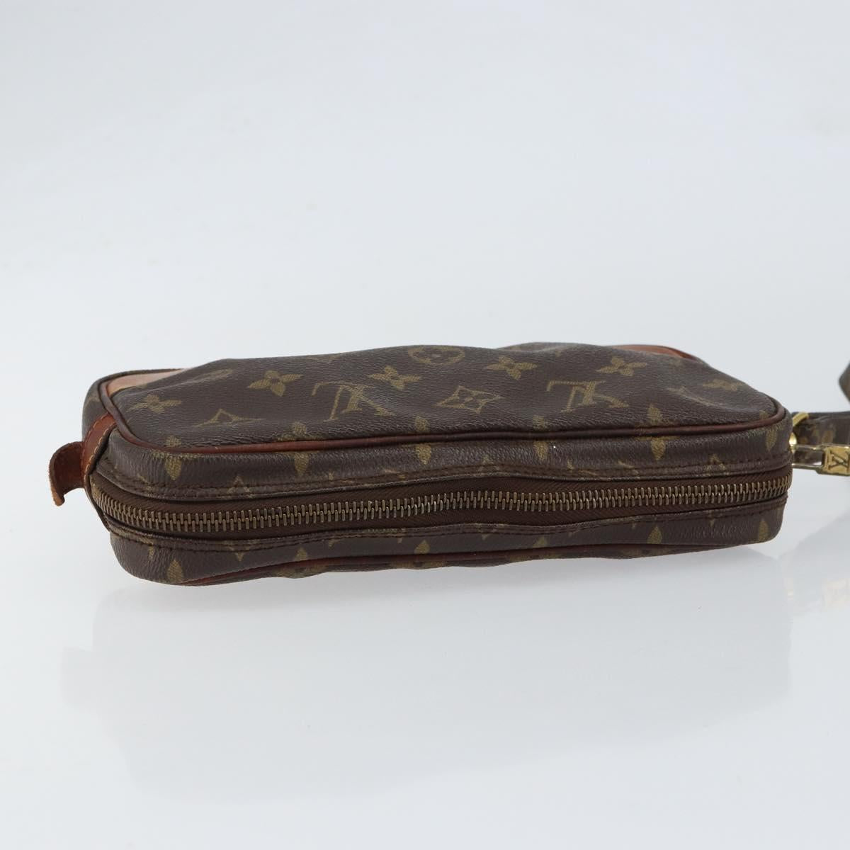 LOUIS VUITTON Monogram Marly Dragonne PM Clutch Bag M51827 LV Auth BA7586