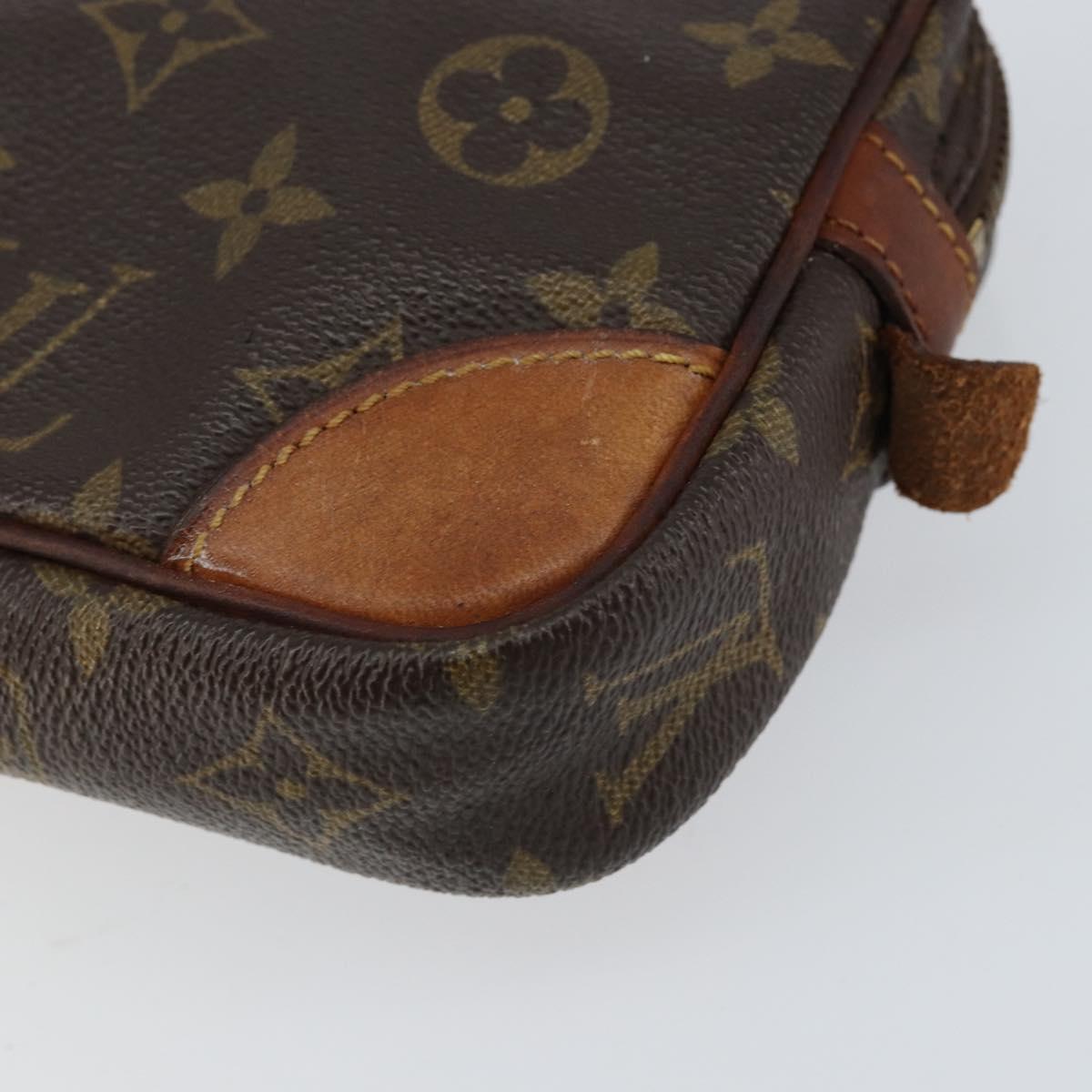 LOUIS VUITTON Monogram Marly Dragonne PM Clutch Bag M51827 LV Auth BA7586