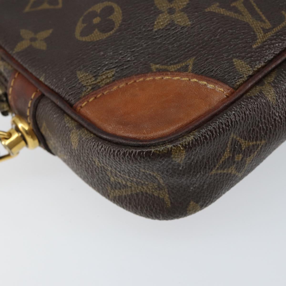 LOUIS VUITTON Monogram Marly Dragonne PM Clutch Bag M51827 LV Auth BA7586