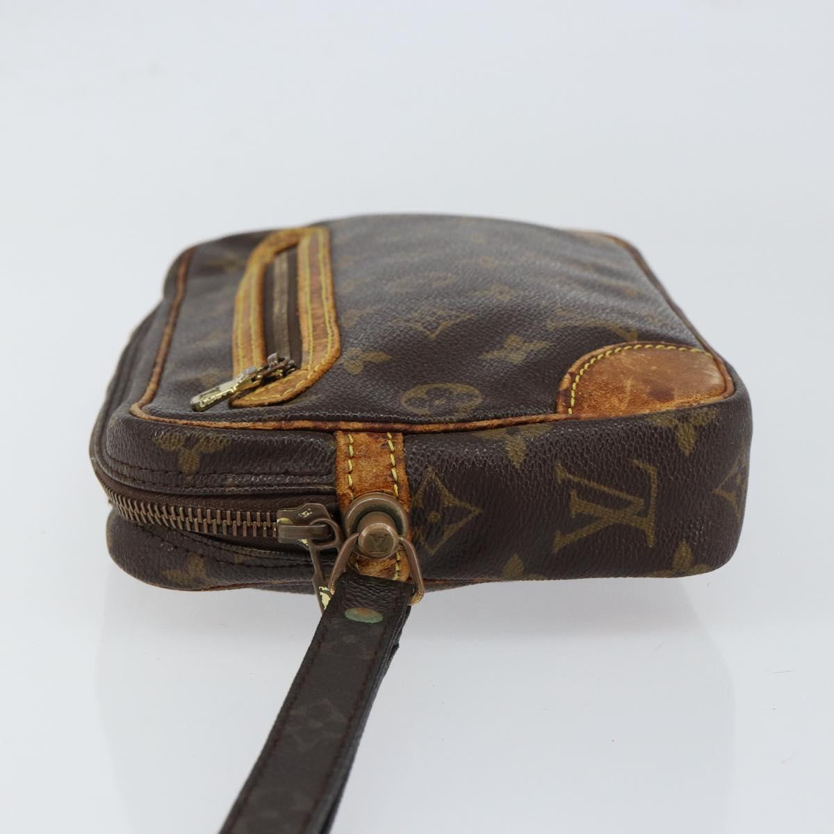 LOUIS VUITTON Monogram Marly Dragonne GM Clutch Bag M51825 LV Auth BA7587