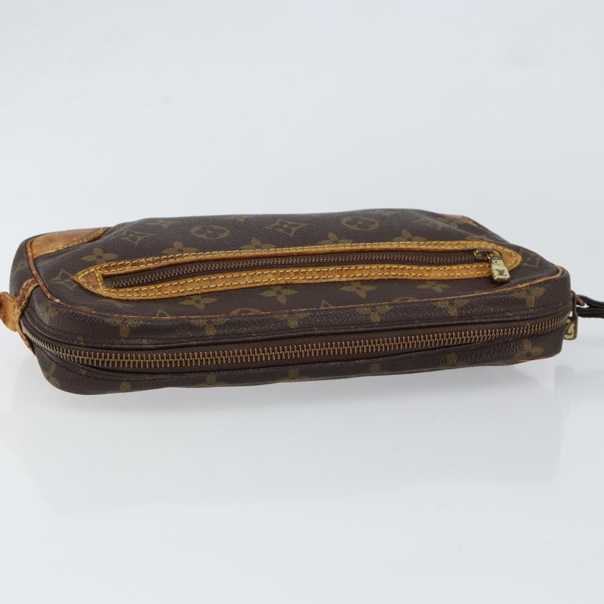 LOUIS VUITTON Monogram Marly Dragonne GM Clutch Bag M51825 LV Auth BA7587