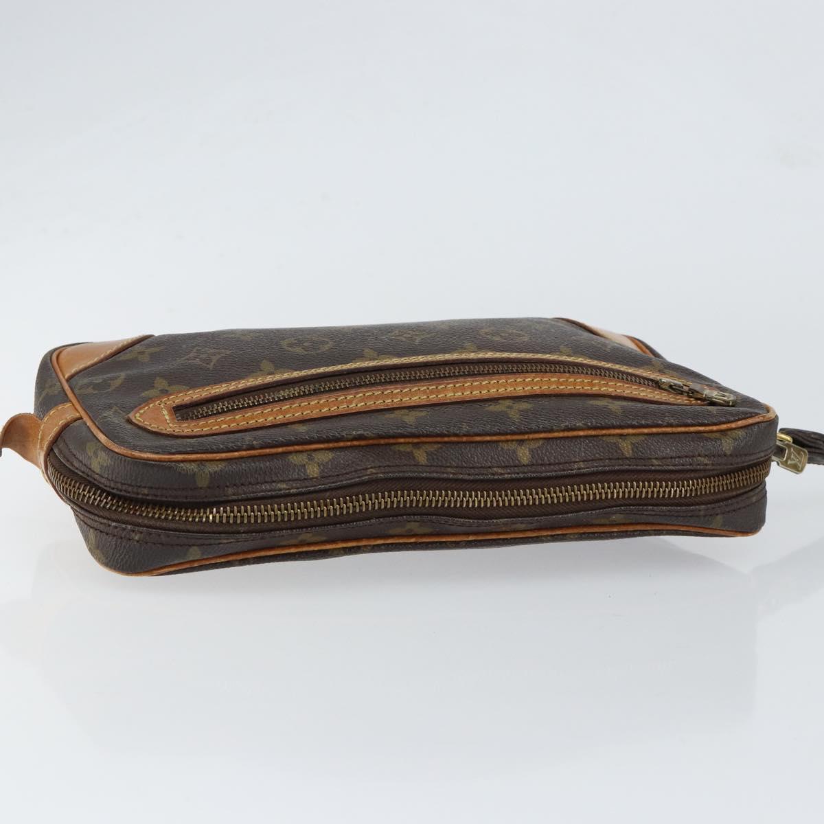 LOUIS VUITTON Monogram Marly Dragonne GM Clutch Bag M51825 LV Auth BA7588