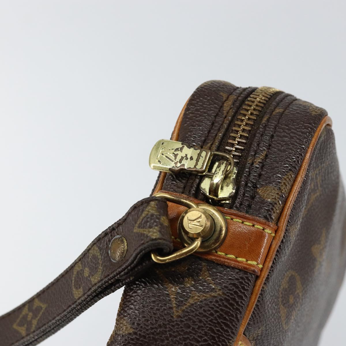 LOUIS VUITTON Monogram Marly Dragonne PM Clutch Bag M51827 LV Auth BA7589