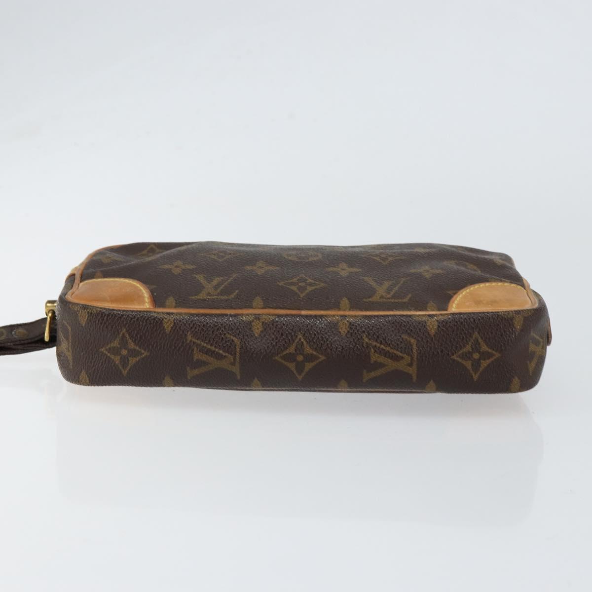 LOUIS VUITTON Monogram Marly Dragonne PM Clutch Bag M51827 LV Auth BA7589