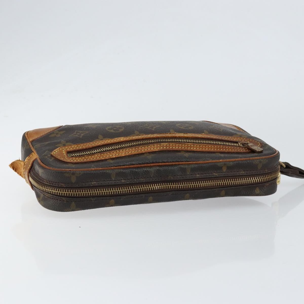 LOUIS VUITTON Monogram Marly Dragonne GM Clutch Bag M51825 LV Auth BA7590