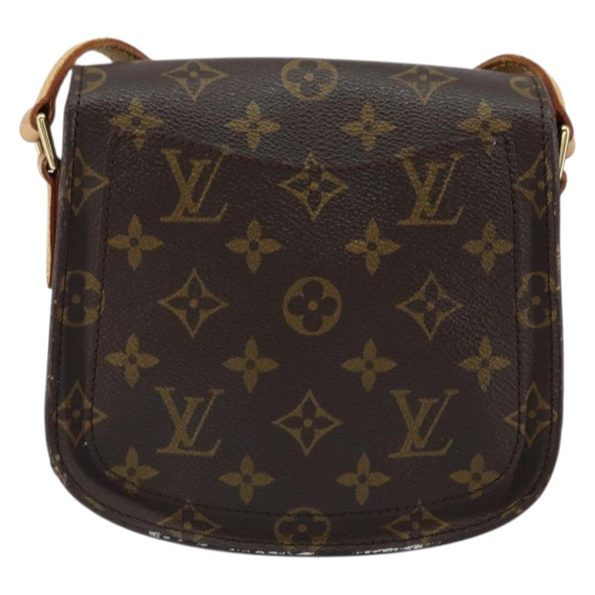 LOUIS VUITTON Monogram Saint Cloud PM Shoulder Bag M51244 LV Auth BA7596