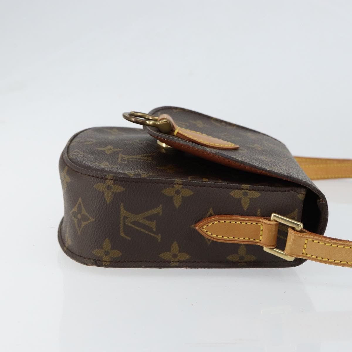 LOUIS VUITTON Monogram Saint Cloud PM Shoulder Bag M51244 LV Auth BA7596