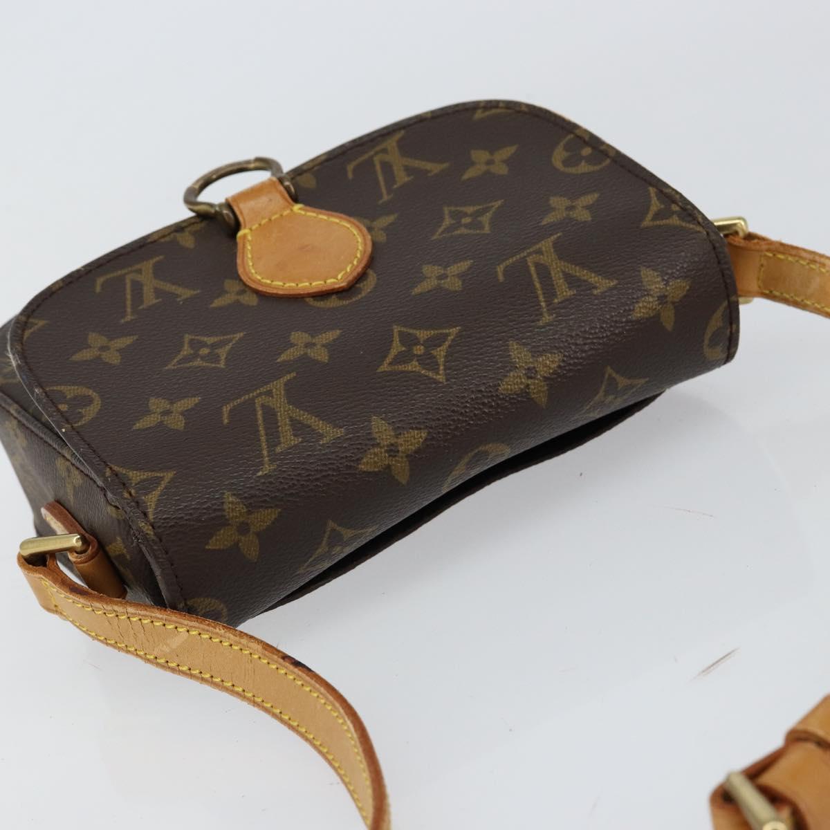 LOUIS VUITTON Monogram Saint Cloud PM Shoulder Bag M51244 LV Auth BA7596