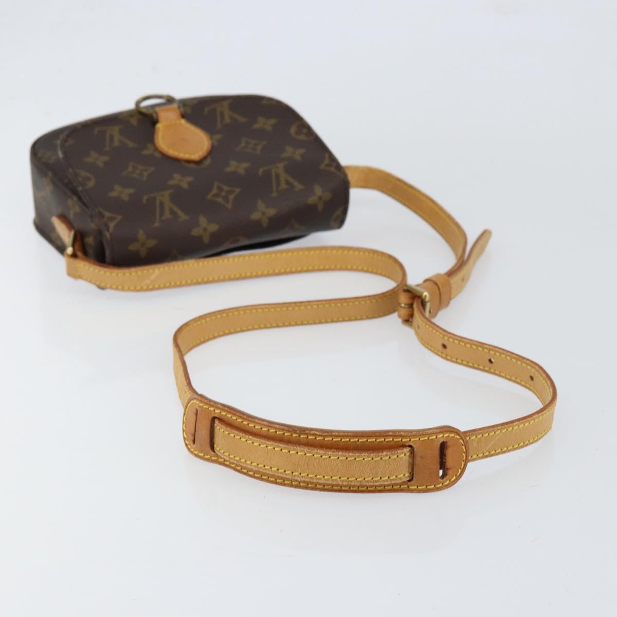 LOUIS VUITTON Monogram Saint Cloud PM Shoulder Bag M51244 LV Auth BA7596