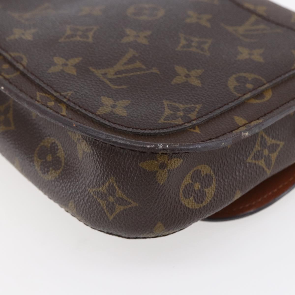 LOUIS VUITTON Monogram Saint Cloud MM Shoulder Bag Vintage M51243 LV Auth BA7597