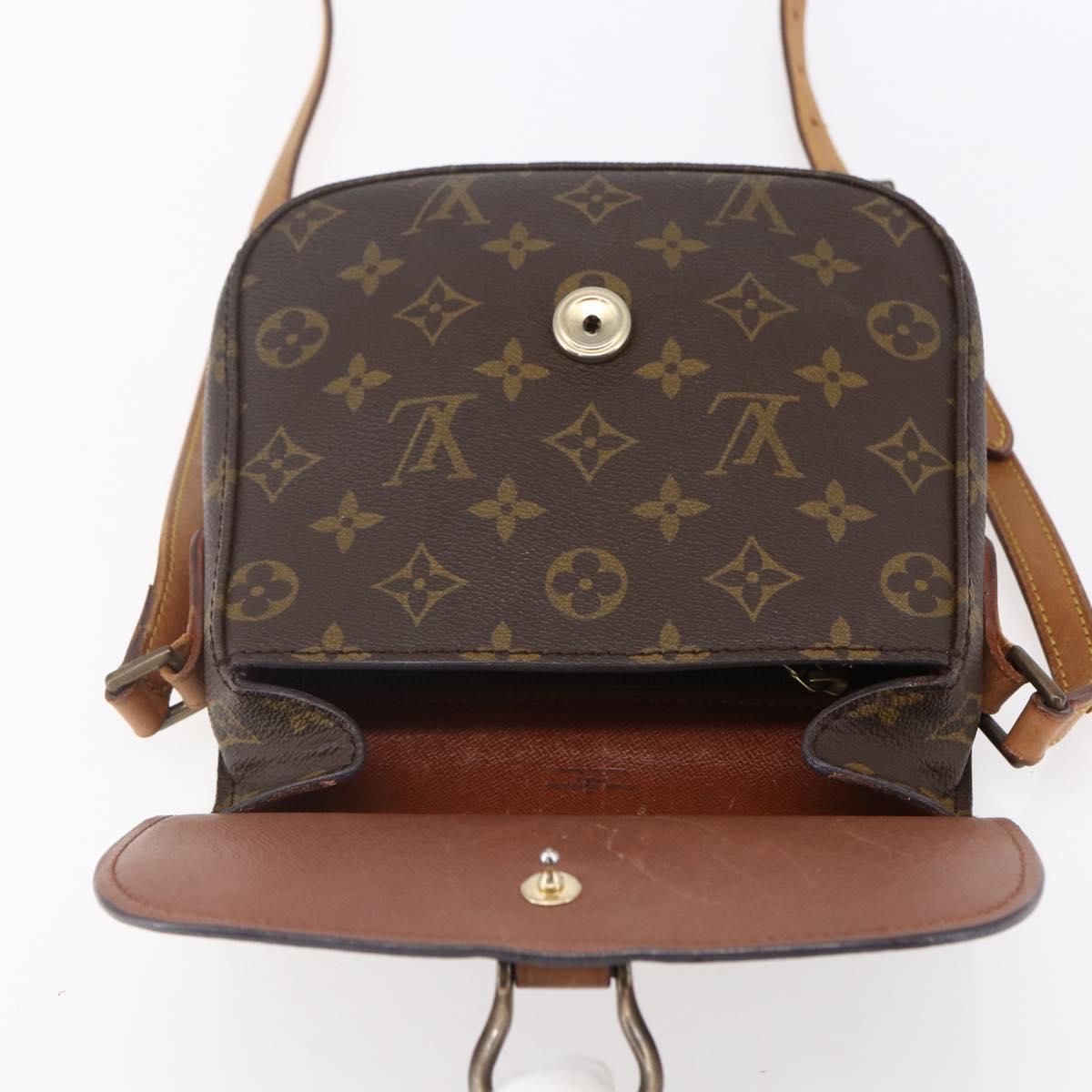 LOUIS VUITTON Monogram Saint Cloud MM Shoulder Bag Vintage M51243 LV Auth BA7597