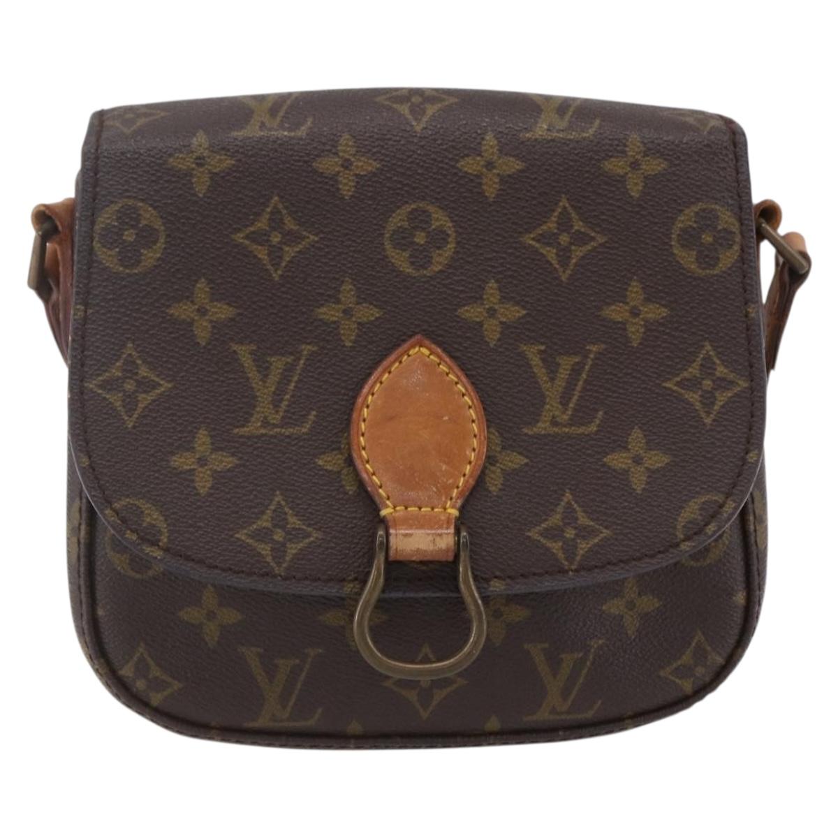 LOUIS VUITTON Monogram Saint Cloud MM Shoulder Bag Vintage M51243 LV Auth BA7597