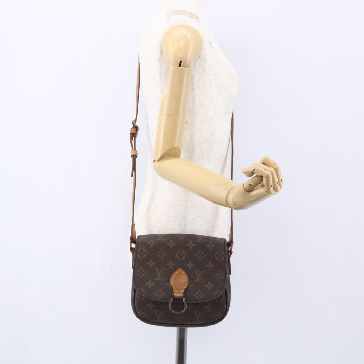 LOUIS VUITTON Monogram Saint Cloud MM Shoulder Bag Vintage M51243 LV Auth BA7597