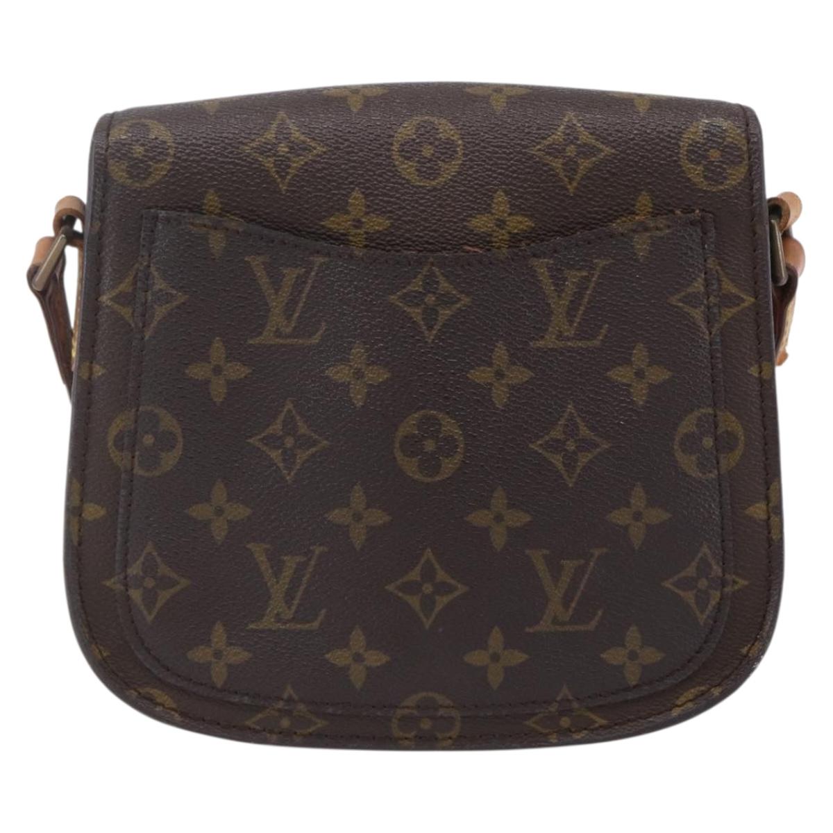 LOUIS VUITTON Monogram Saint Cloud MM Shoulder Bag Vintage M51243 LV Auth BA7597