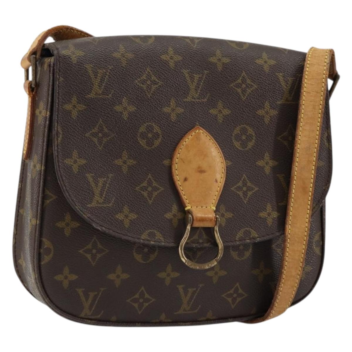 LOUIS VUITTON Monogram Saint Cloud GM Shoulder Bag M51242 LV Auth BA7598