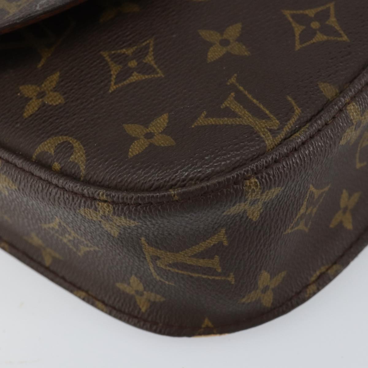 LOUIS VUITTON Monogram Saint Cloud GM Shoulder Bag M51242 LV Auth BA7598