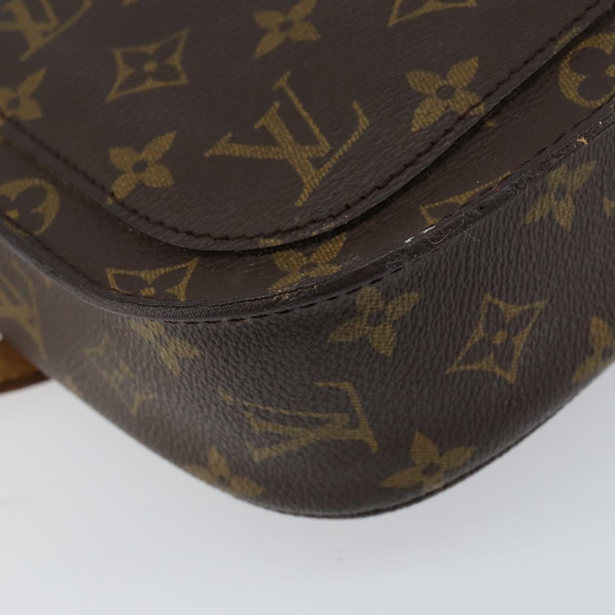 LOUIS VUITTON Monogram Saint Cloud GM Shoulder Bag M51242 LV Auth BA7598