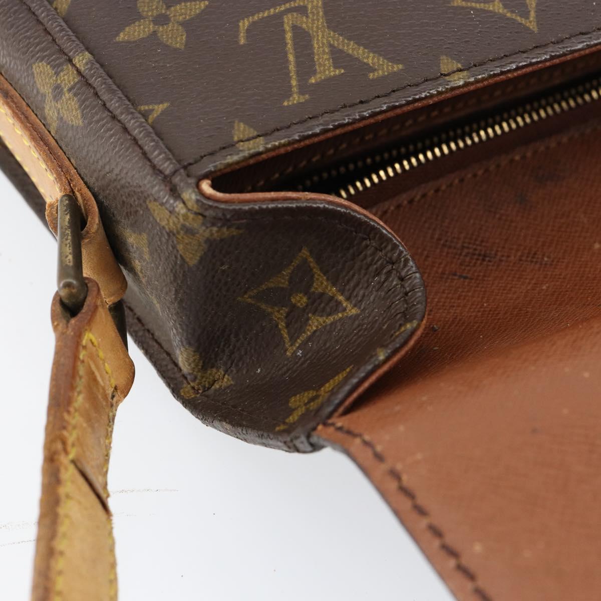 LOUIS VUITTON Monogram Saint Cloud GM Shoulder Bag M51242 LV Auth BA7598