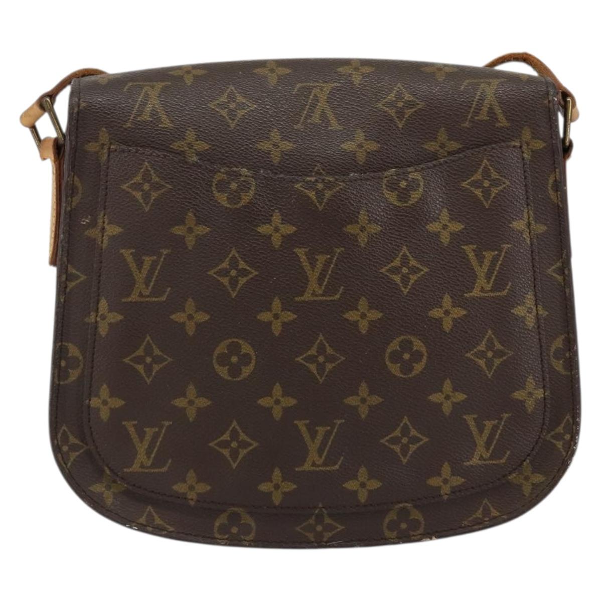 LOUIS VUITTON Monogram Saint Cloud GM Shoulder Bag M51242 LV Auth BA7598