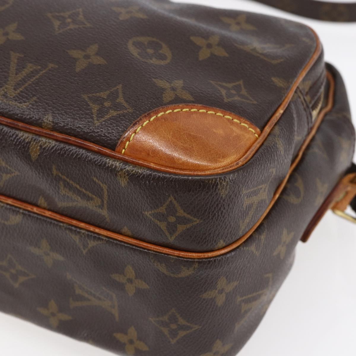 LOUIS VUITTON Monogram Nile Shoulder Bag M45244 LV Auth BA7600
