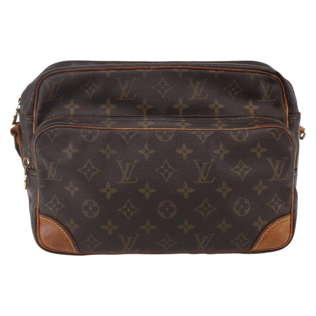 LOUIS VUITTON Monogram Nile Shoulder Bag M45244 LV Auth BA7600