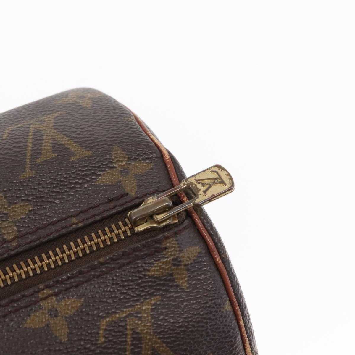 LOUIS VUITTON Monogram Papillon 30 Hand Bag M51385 LV Auth BA7602