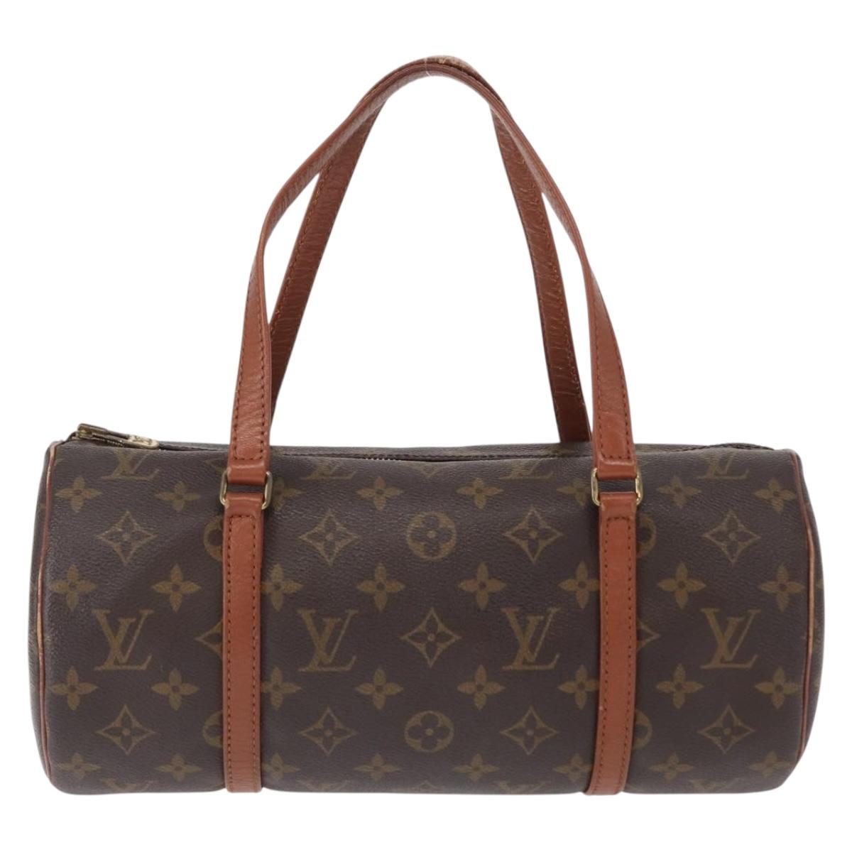 LOUIS VUITTON Monogram Papillon 30 Hand Bag M51385 LV Auth BA7602