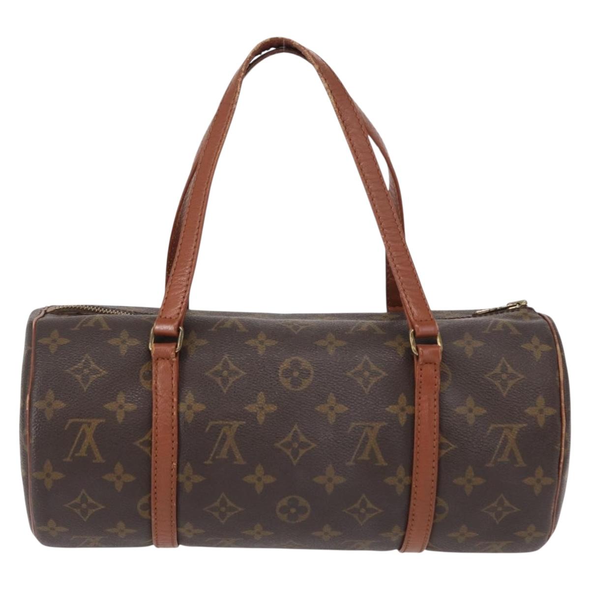 LOUIS VUITTON Monogram Papillon 30 Hand Bag M51385 LV Auth BA7602