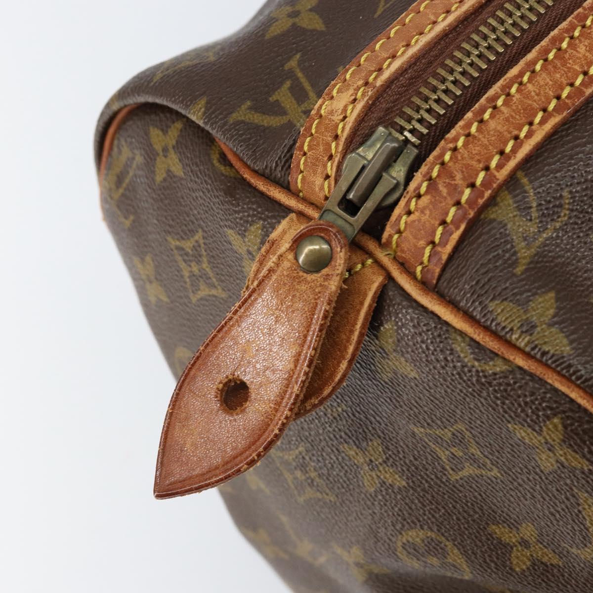 LOUIS VUITTON Monogram Sac Souple 35 Boston Bag M41626 LV Auth BA7611