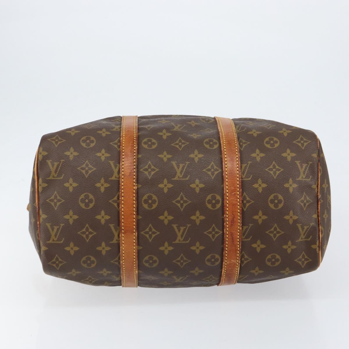 LOUIS VUITTON Monogram Sac Souple 35 Boston Bag M41626 LV Auth BA7611