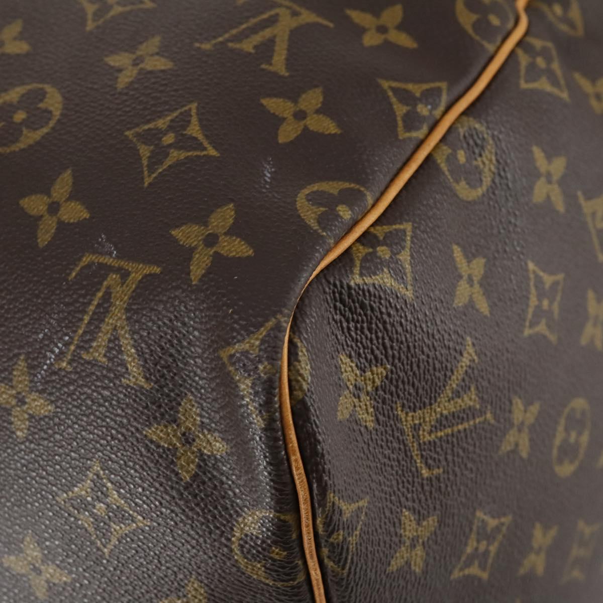 LOUIS VUITTON Monogram Keepall 55 Boston Bag M41424 LV Auth BA7612