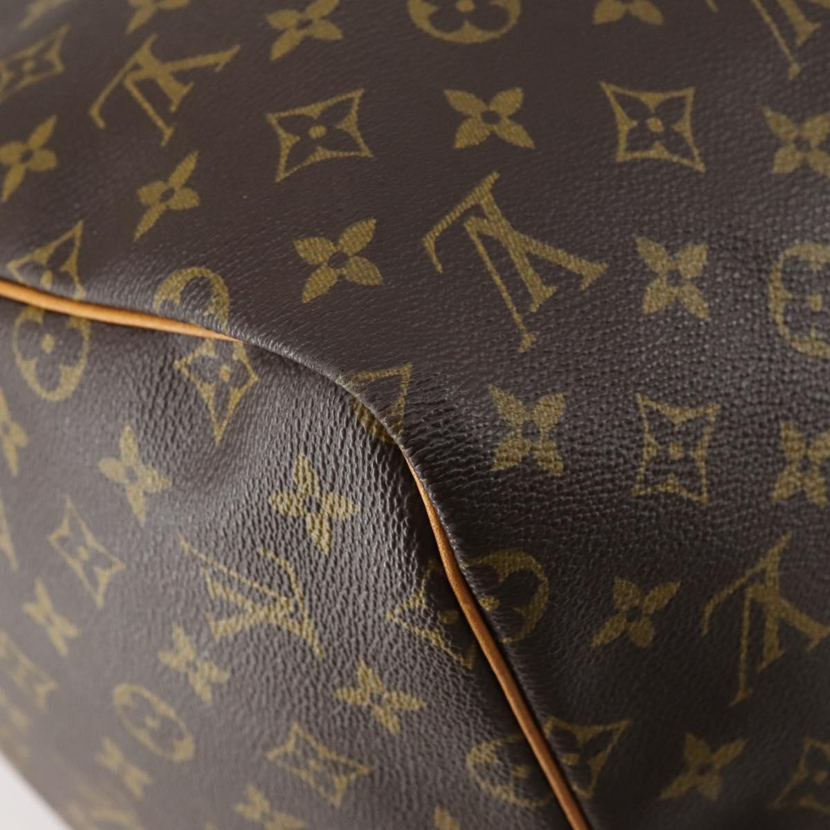 LOUIS VUITTON Monogram Keepall 55 Boston Bag M41424 LV Auth BA7612