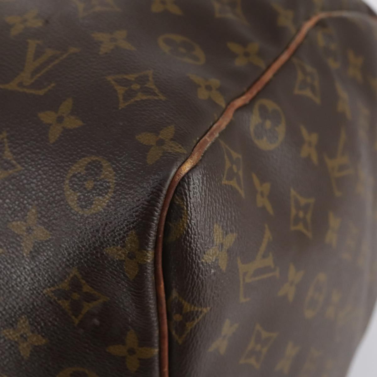 LOUIS VUITTON Monogram Keepall 60 Boston Bag M41422 LV Auth BA7615