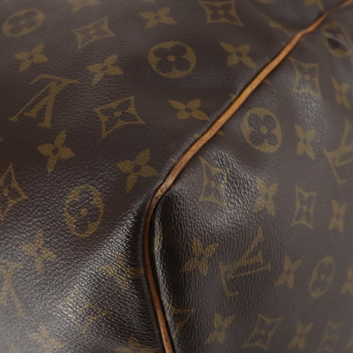 LOUIS VUITTON Monogram Keepall 60 Boston Bag M41422 LV Auth BA7615