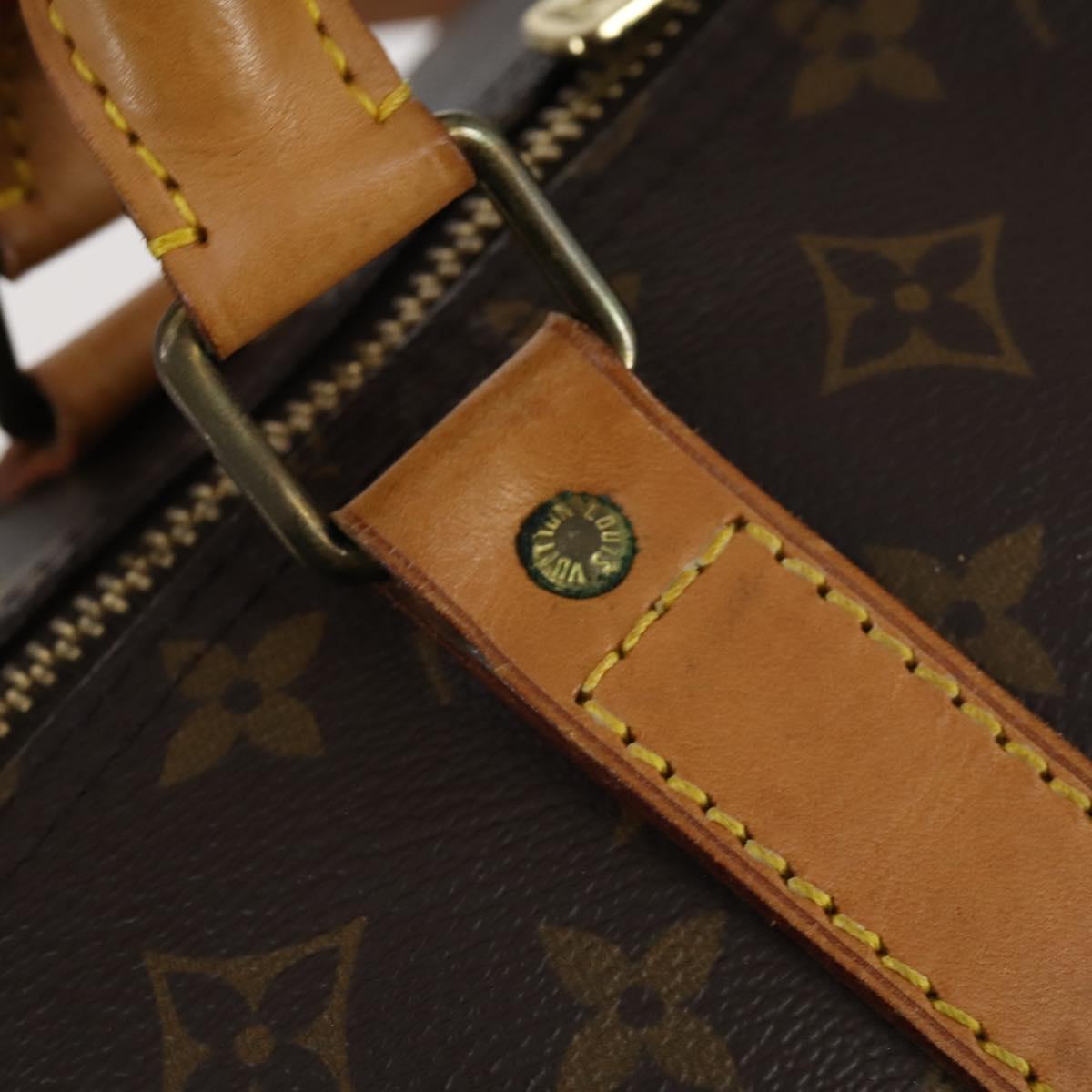 LOUIS VUITTON Monogram Keepall 60 Boston Bag M41422 LV Auth BA7615