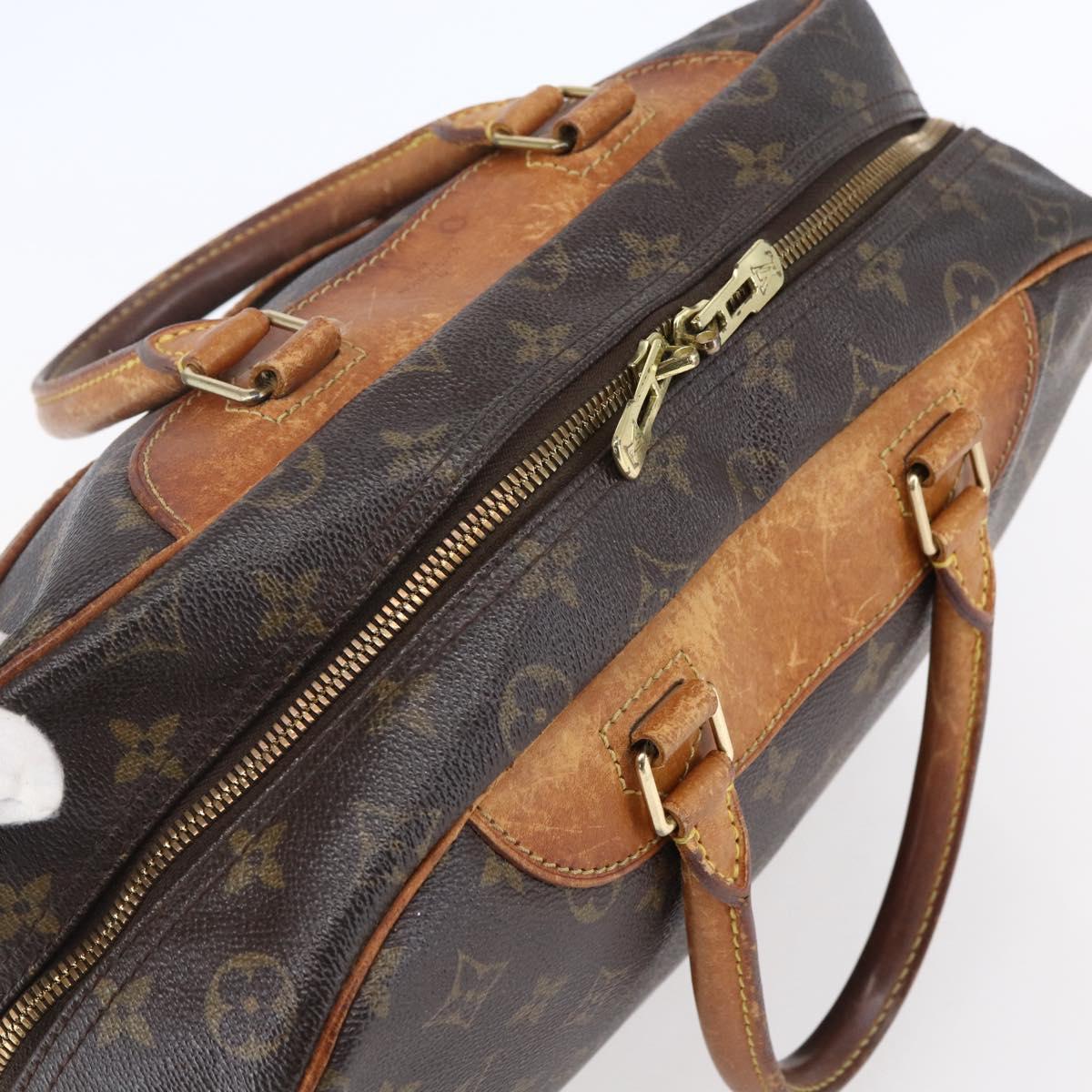 LOUIS VUITTON Monogram Deauville Hand Bag M47270 LV Auth BA7617