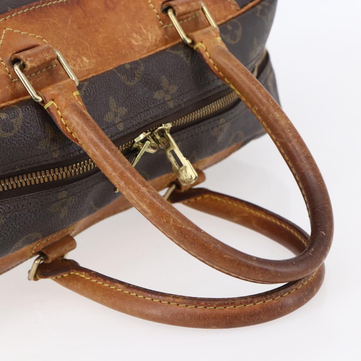 LOUIS VUITTON Monogram Deauville Hand Bag M47270 LV Auth BA7617