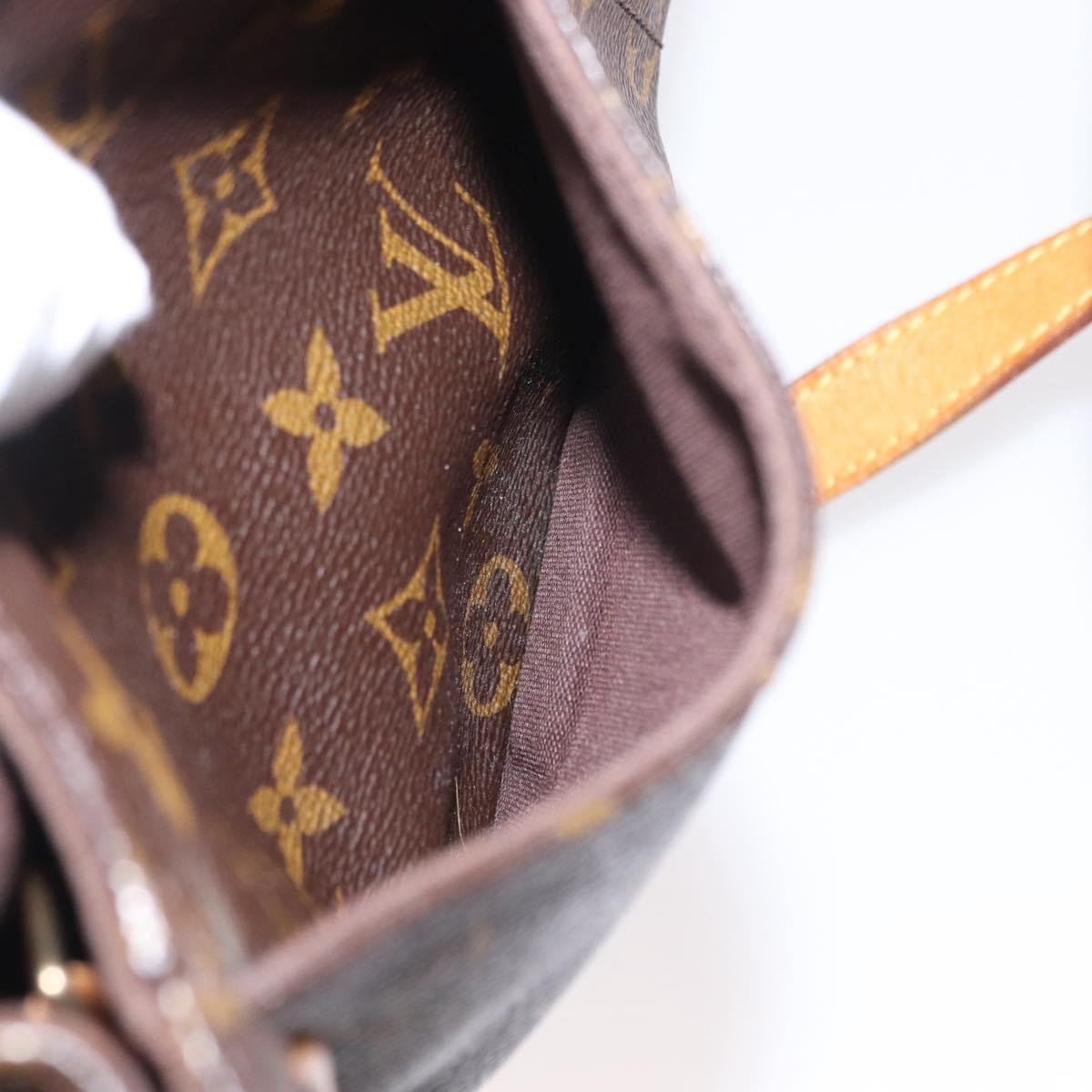 LOUIS VUITTON Monogram Menilmontant PM Shoulder Bag M40474 LV Auth BA7618