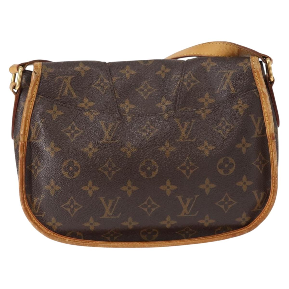 LOUIS VUITTON Monogram Menilmontant PM Shoulder Bag M40474 LV Auth BA7618