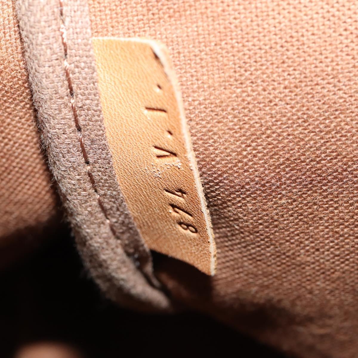 LOUIS VUITTON Monogram Saumur 35 Shoulder Bag M42254 LV Auth BA7620