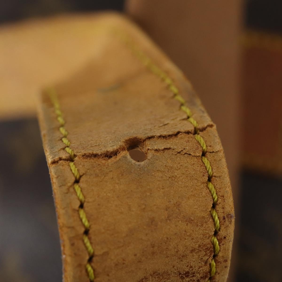 LOUIS VUITTON Monogram Saumur 35 Shoulder Bag M42254 LV Auth BA7622