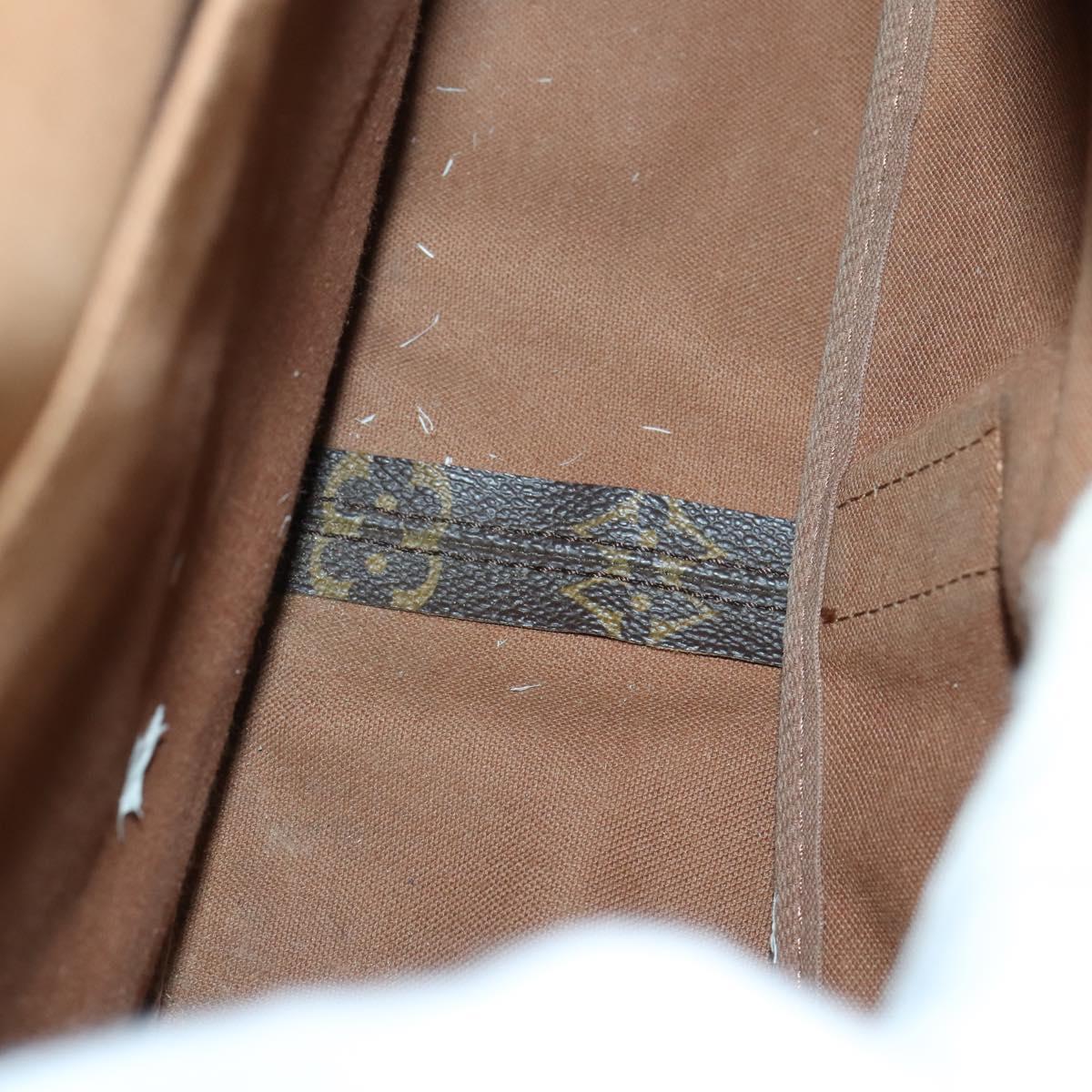 LOUIS VUITTON Monogram Saumur 35 Shoulder Bag M42254 LV Auth BA7622