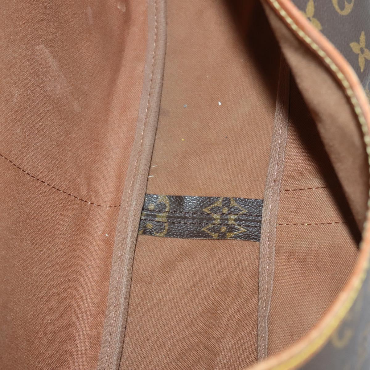 LOUIS VUITTON Monogram Saumur 35 Shoulder Bag M42254 LV Auth BA7622