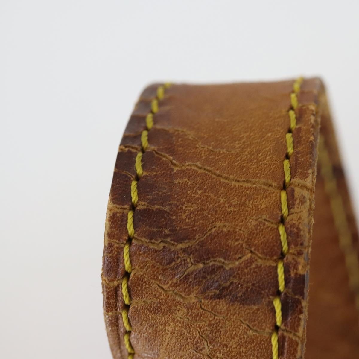 LOUIS VUITTON Monogram Saumur 35 Shoulder Bag M42254 LV Auth BA7622