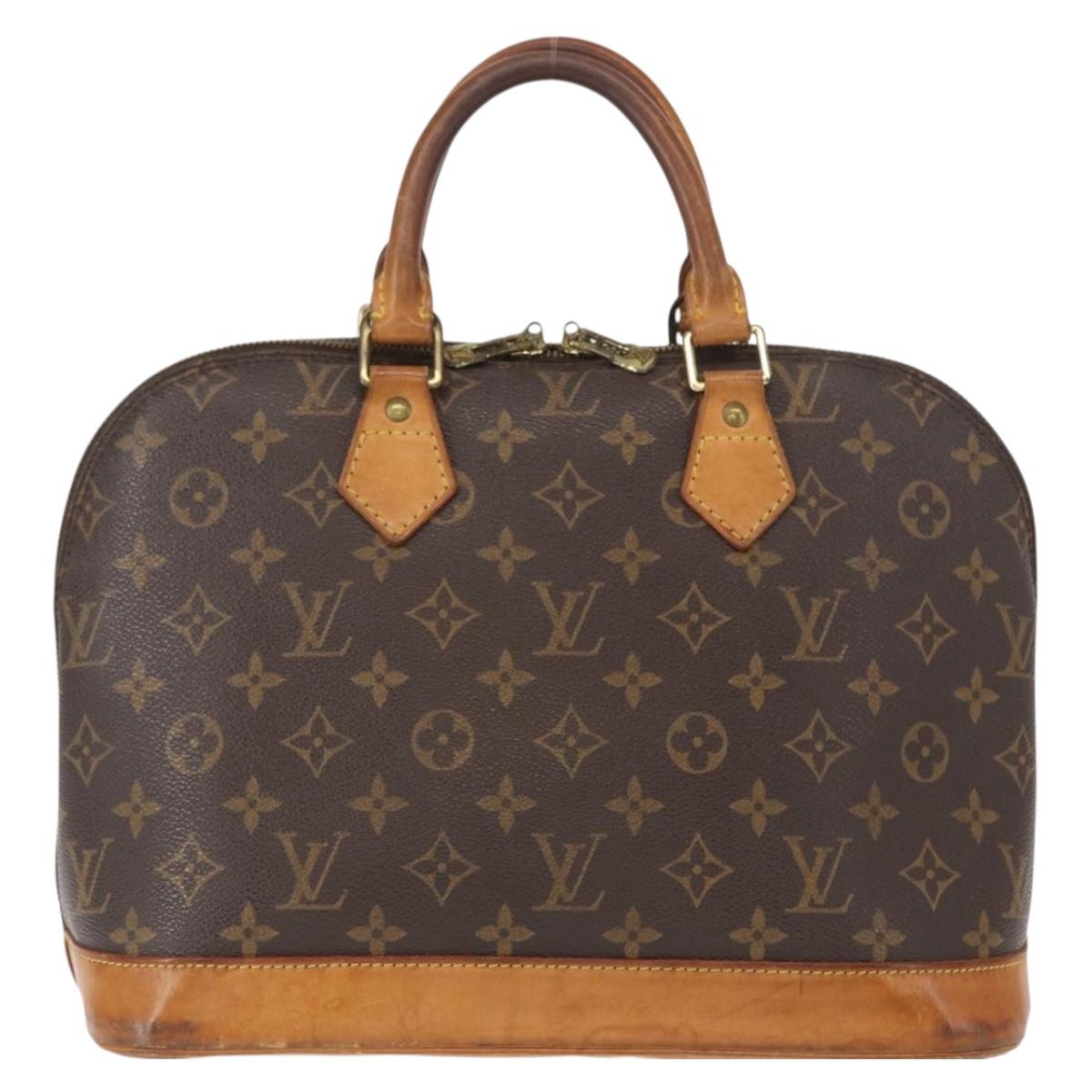 LOUIS VUITTON Monogram Alma Hand Bag M51130 LV Auth BA7630